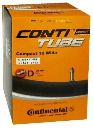 Continental - Schlauch Compact 16 Wide 26mm Blitzventil 3 Continental - Schlauch Compact 16 Wide 26mm Blitzventil